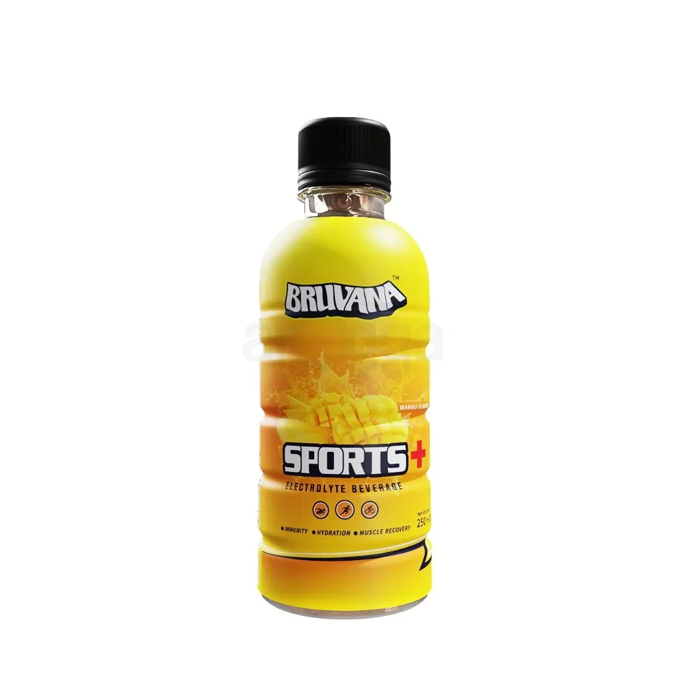 Bruvana Sports+ Electrolyte Beverage (Mango Flavor) 250ml