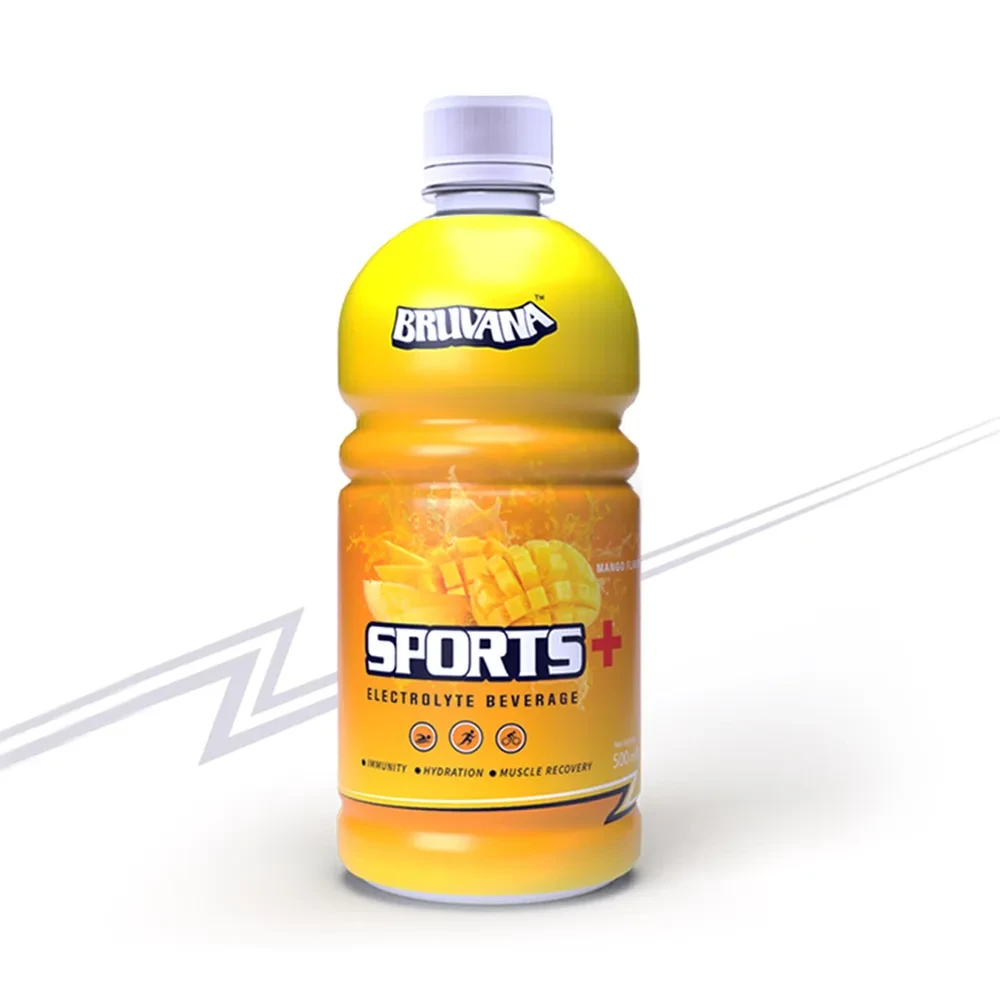 Bruvana Sports+ Electrolyte Beverage (Mango Flavor)