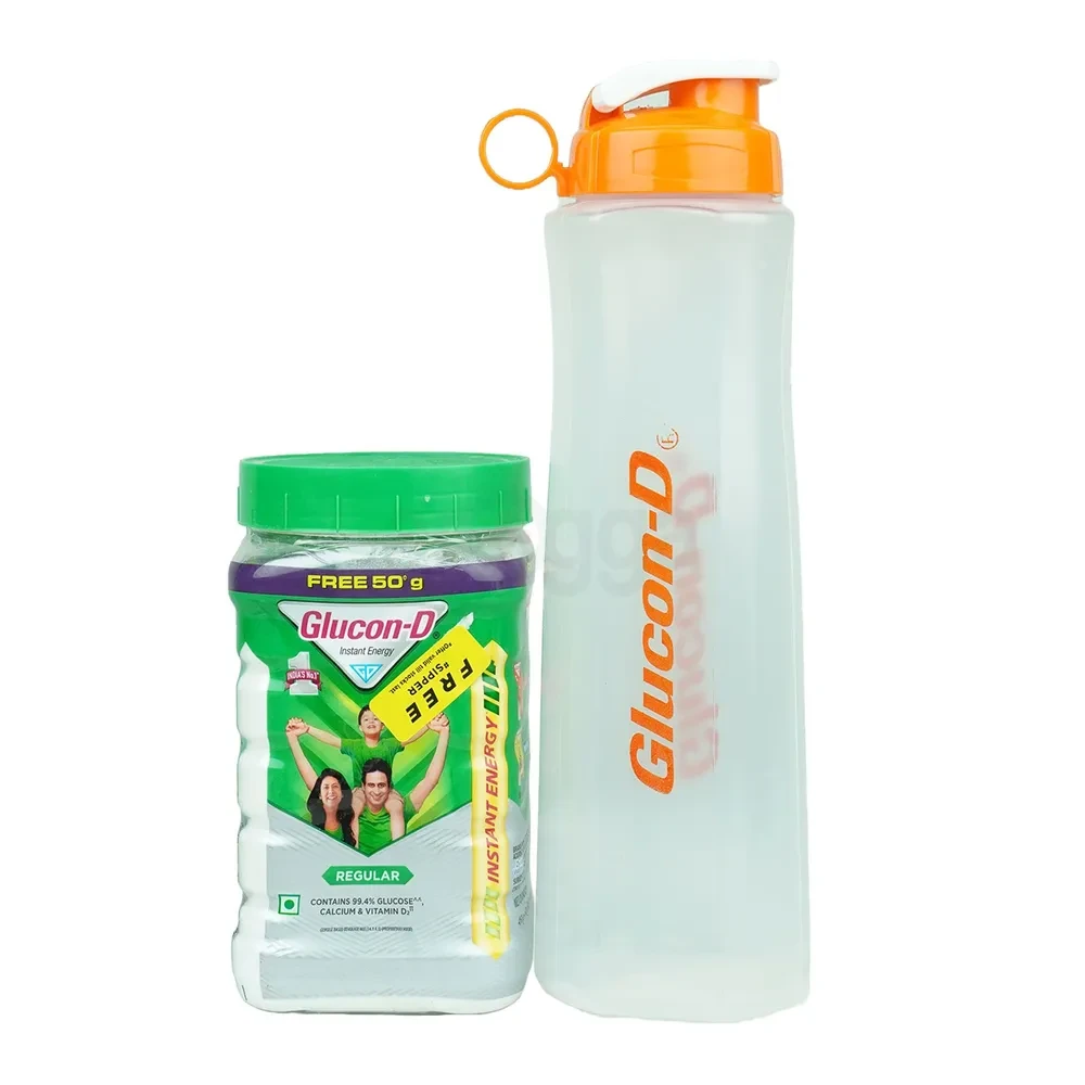 Glucon-D Instant Energy Regular 450+50gm Jar