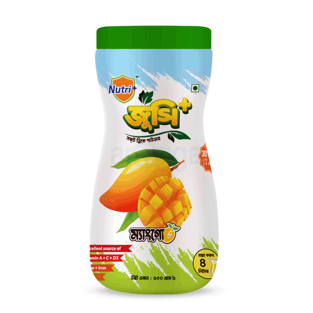 Juicee+ Mango Soft Drinks Powder - (Kolos Jar)