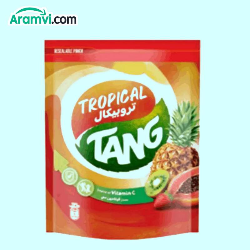 TANG Tropical Powdered Drink Resealable Pouch 375g