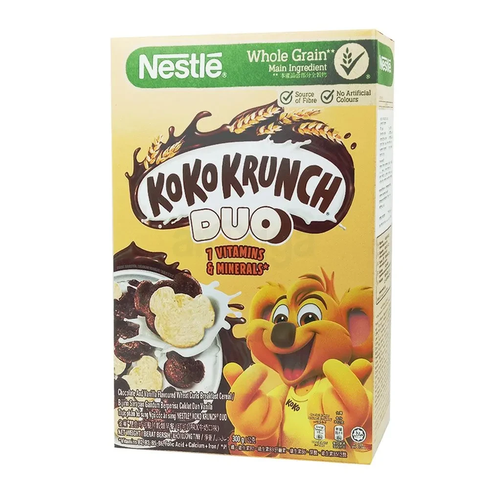 Nestlé Koko Krunch Duo Breakfast Cereal Box