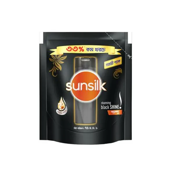 Sunsilk Black Shine Shampoo - 75ml