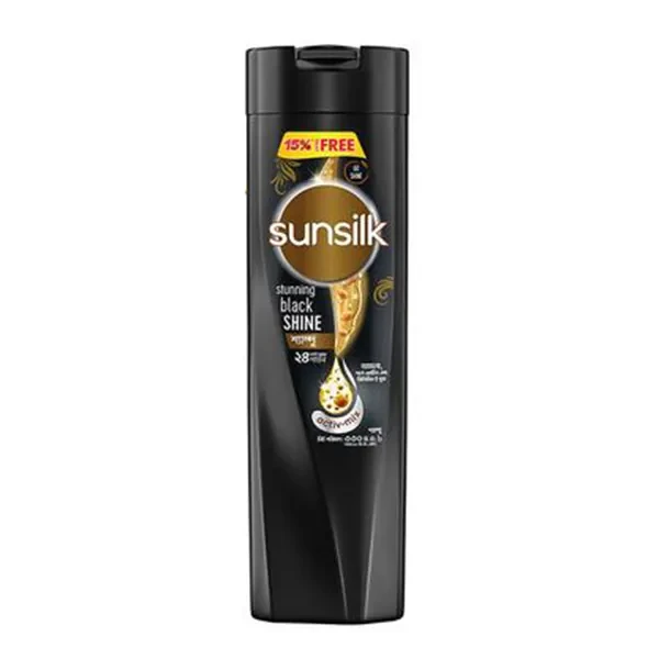 Sunsilk Stunning Black Shine Shampoo - 170ml (Extra 26ml)