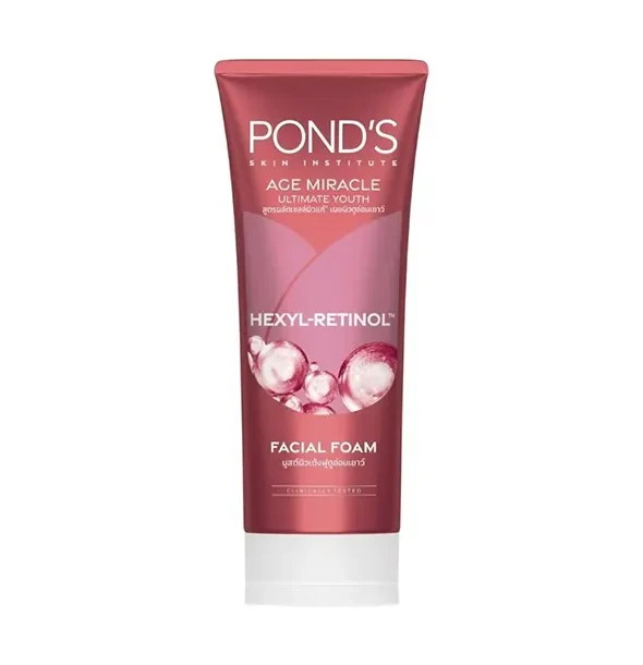 Ponds Age Miracle Ultimate Youth Hexyl Retinol Facial Foam - 90g