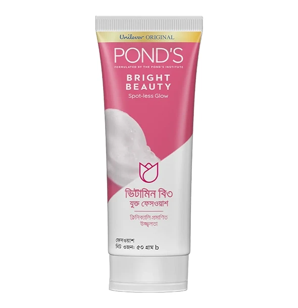 Ponds Bright Beauty Spot-Less Face Wash - 50g