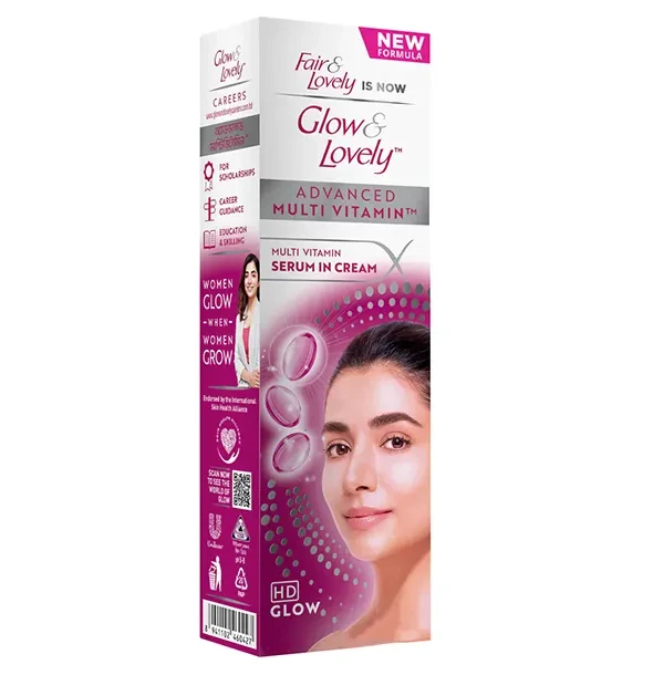 Fair & Lovely Is Now Glow & Lovely Advanced Multi Vitamin Cream - 100g