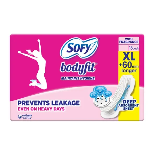 Sofy Bodyfit XL Sanitary Napkin (+60mm) - 6 Pads