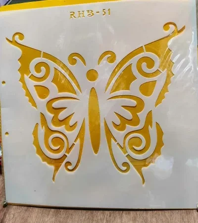 Stencil Wall & Art Painting design Paper 12"by 12"