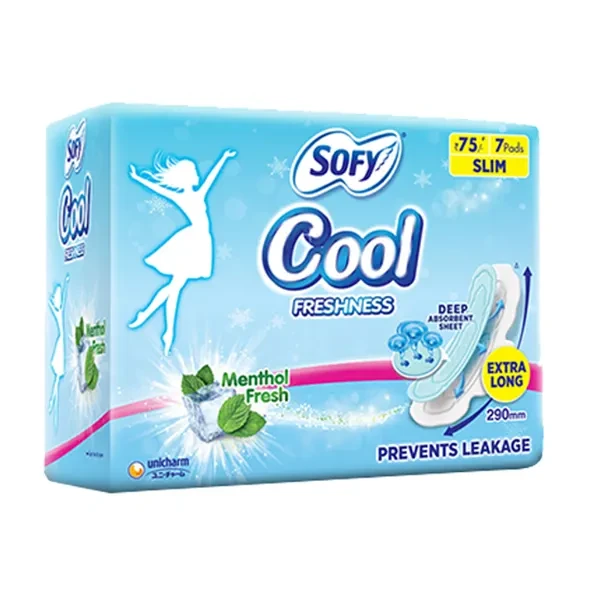 Sofy Cool Extra Long Sanitary Napkin (290mm) - 7 Pads