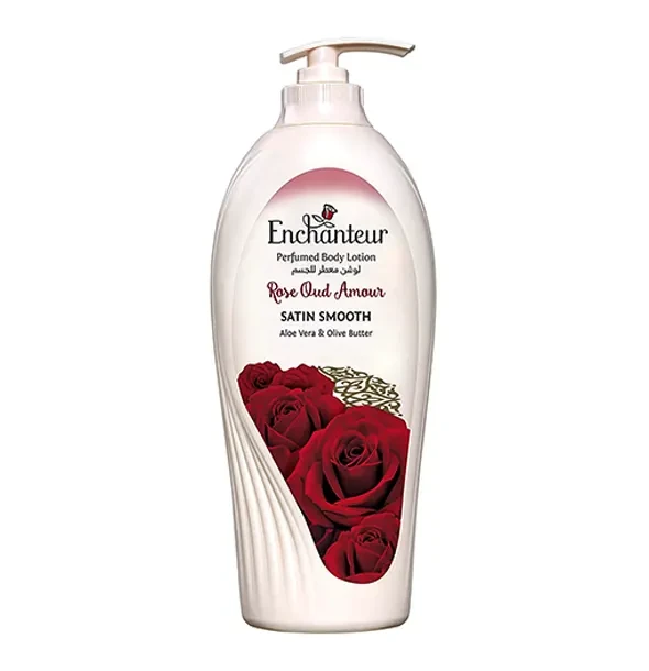 Enchanteur Rose And Amour Satin Smooth Perfumed Body Lotion - 500ml