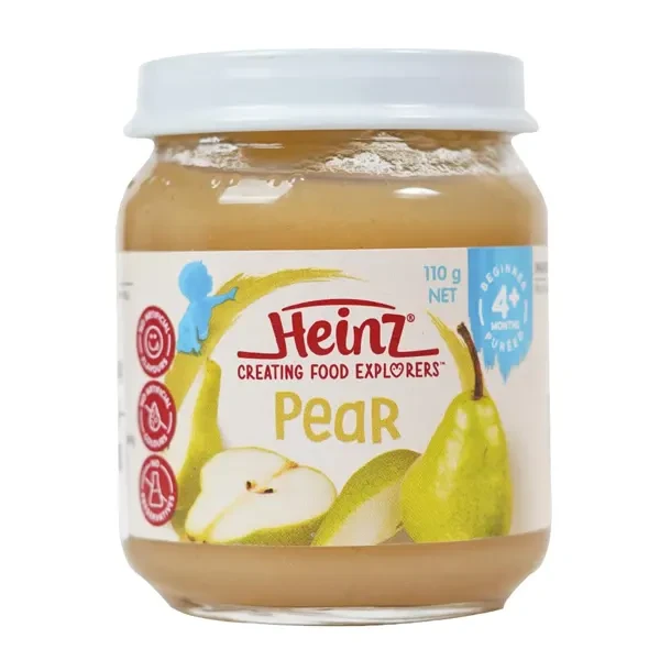 Heinz Pear Custard 4+Months - 110g