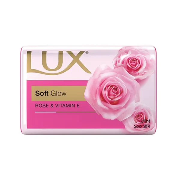Lux - Soft Glow Rose & Vitamin E Soap - 100g