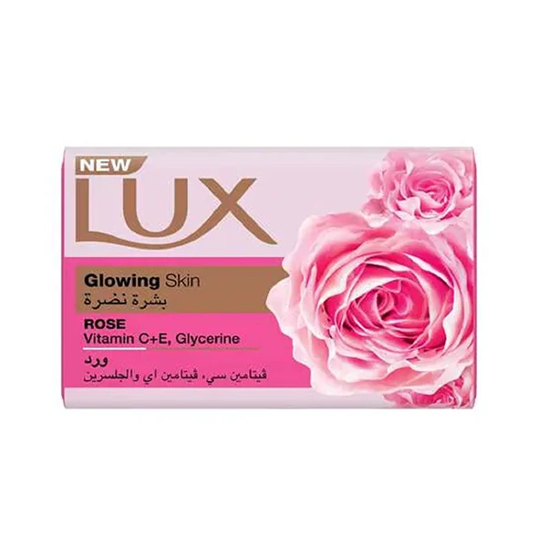 Lux Glowing Skin Rose Vitamin C+E Glycerine Soap - 170g