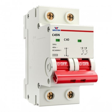 DOUBLE POLE CIRCUIT BREAKER