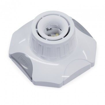 OCTAGONAL COMBO LAMP HOLDER