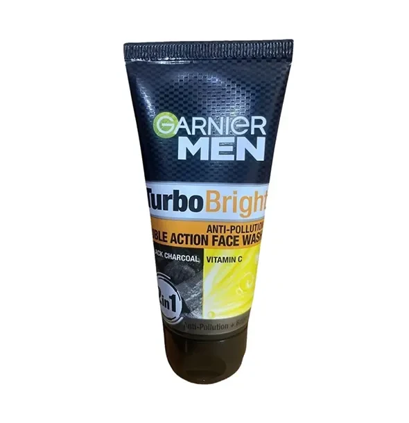 Garnier Men Turbo Bright Anti-Pollution Face Wash - 100g