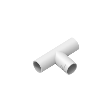 TEE 1/2'' WHITE