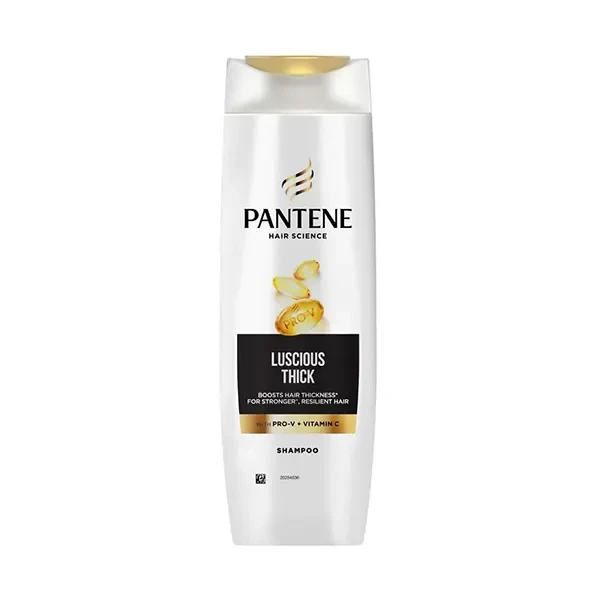 Pantene Hair Science Luscious Thick Shampoo with Pro-Vitamins & Vitamin C - 180ml