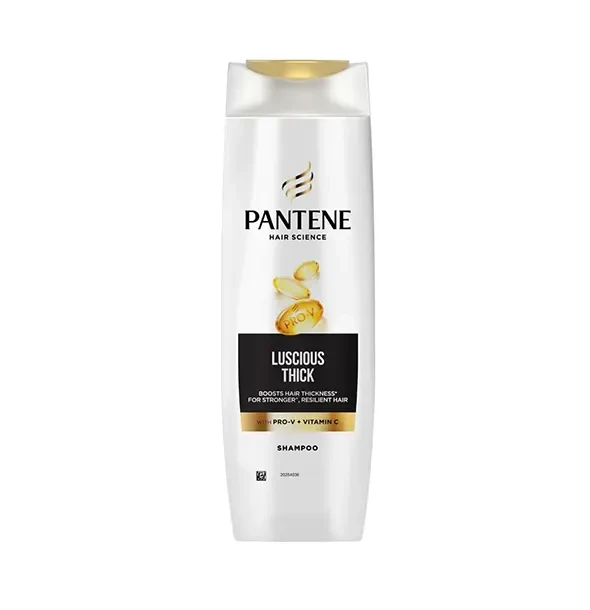 Pantene Hair Science Luscious Thick Shampoo with Pro-Vitamins & Vitamin C - 340ml