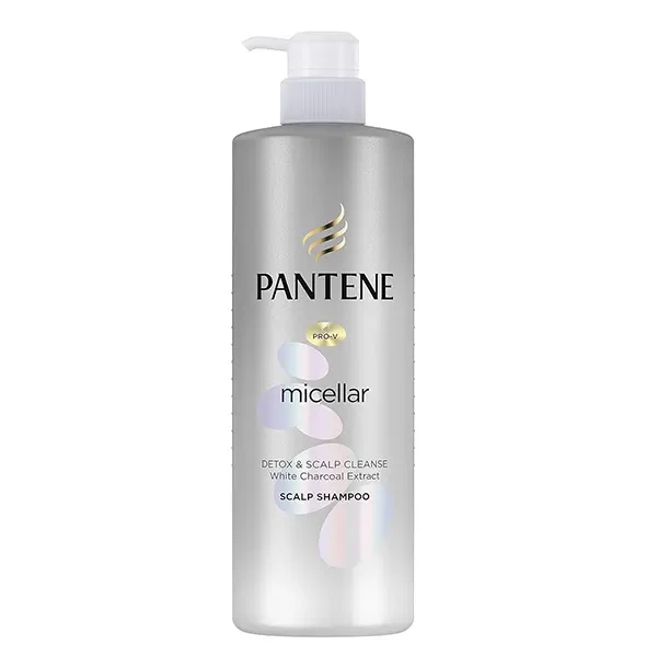 Pantene Micellar Detox & Scalp Cleanse White Charcoal Extract Scalp Shampoo - 530ml