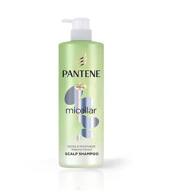 Pantene Micellar Detox & Moisturize Waterlily Extract Scalp Shampoo - 530ml