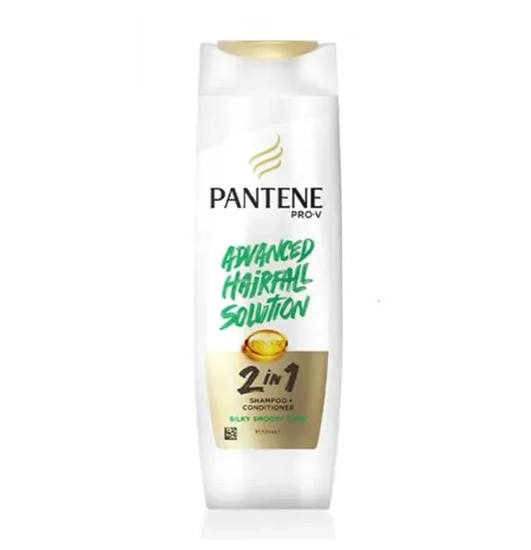 Pantene Pro-V 2 in 1 Silky Smooth Care Shampoo - 180ml