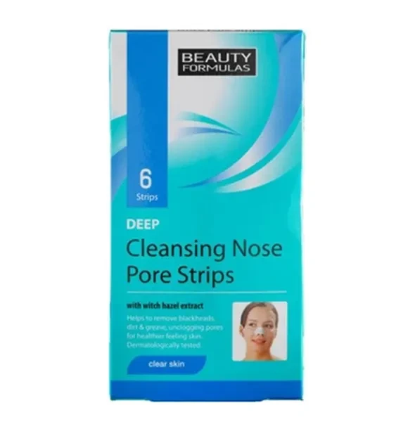 Beauty Formulas Deep Cleansing Nose Pore Strips - 6pieces