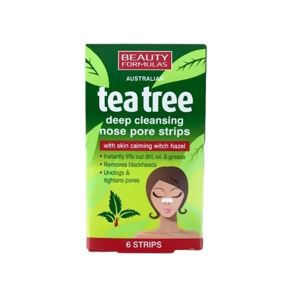 Beauty Formulas Tea Tree Deep Cleansing Nose Pore Strip