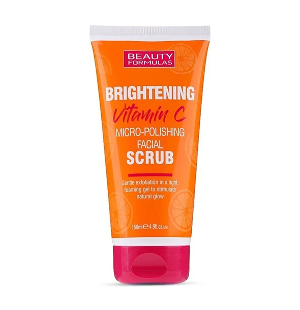 Beauty Formulas Brightening Vitamin C Facial Scrub - 150ml