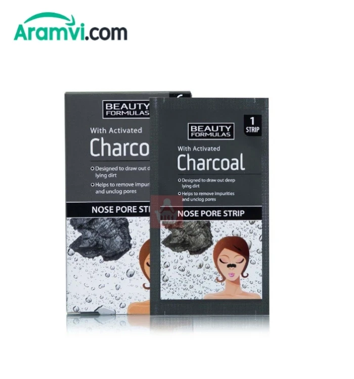 Beauty Formulas With Activated Charcoal Nose Pore Strips - 6 Strips