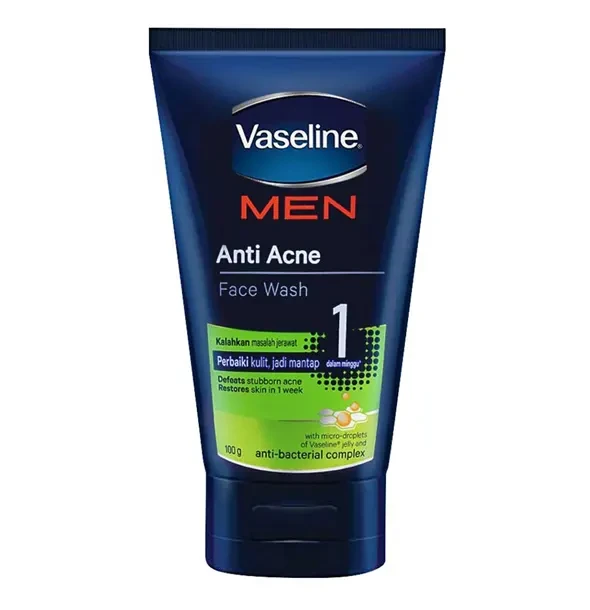 Vaseline Men Anti Acne Face Wash - 100g