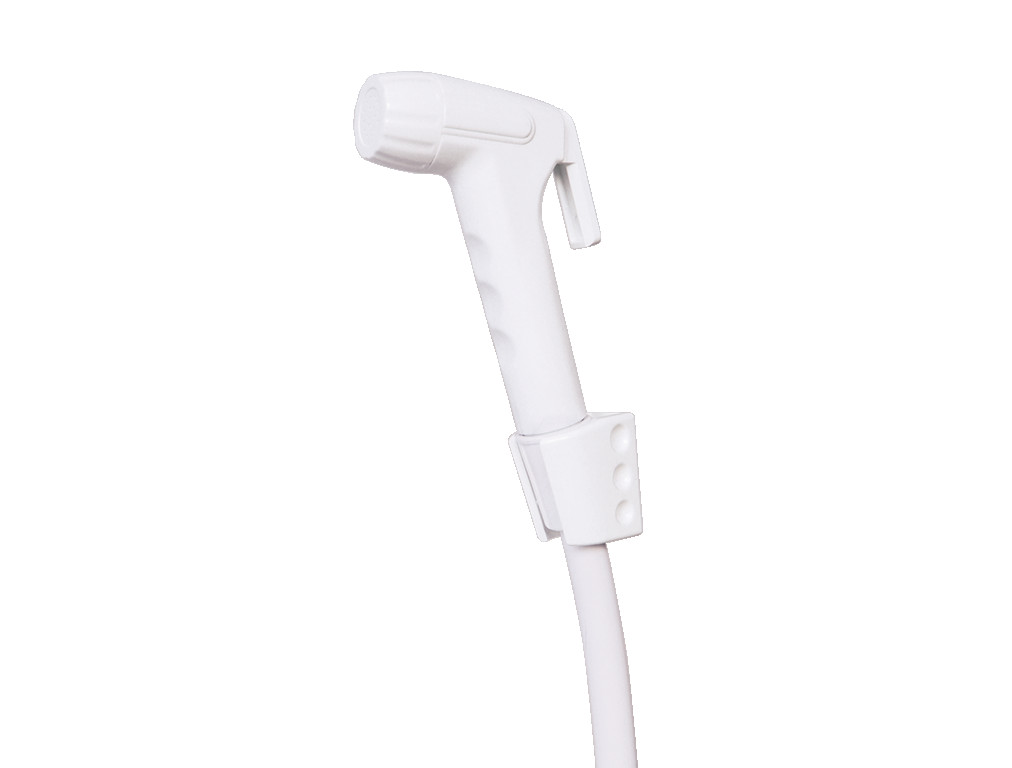 Deluxe Push Shower White