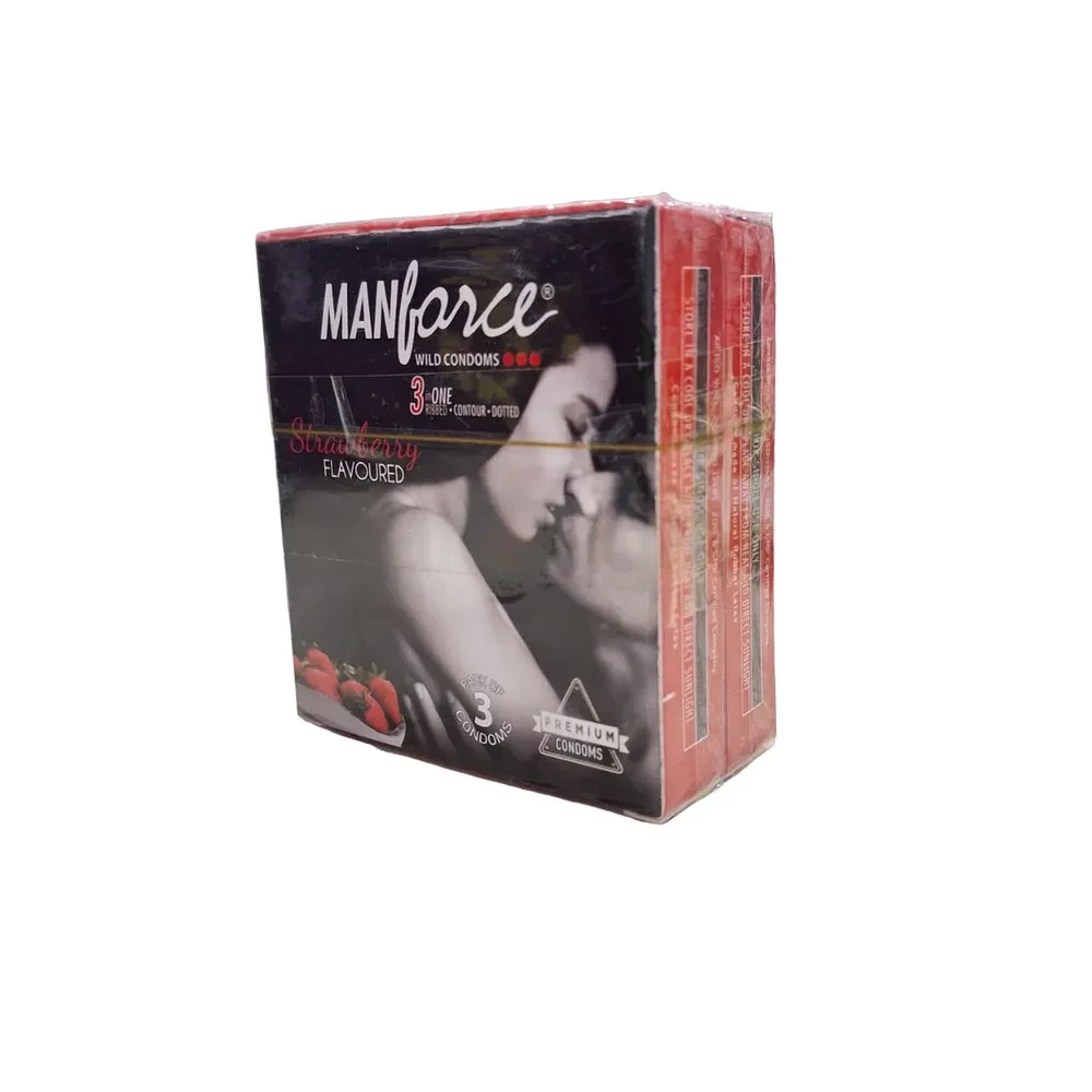 Manforce Condom Chocolate Flavour Condoms - Combo Pack - 3x2=6pcs