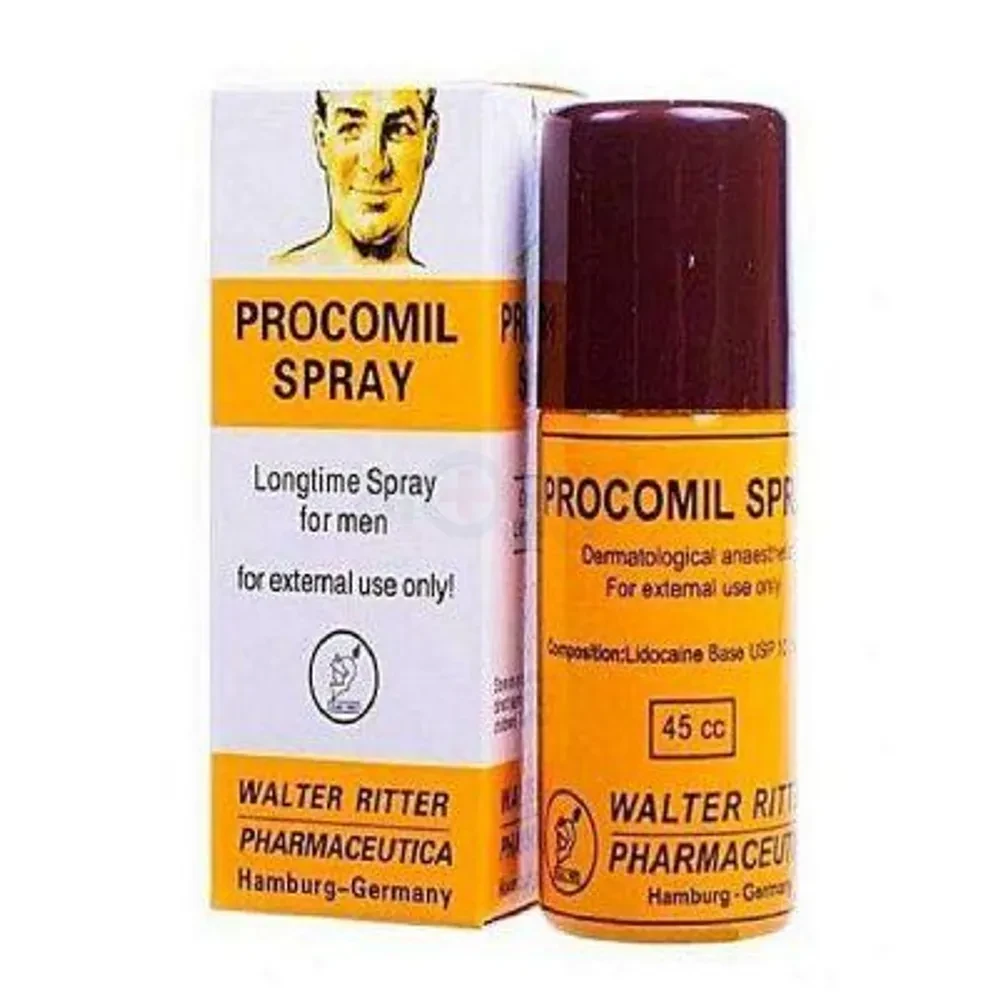 Procomil Long Time Anti Premature Ejaculation Delay Spray for Men - (Original Germany)