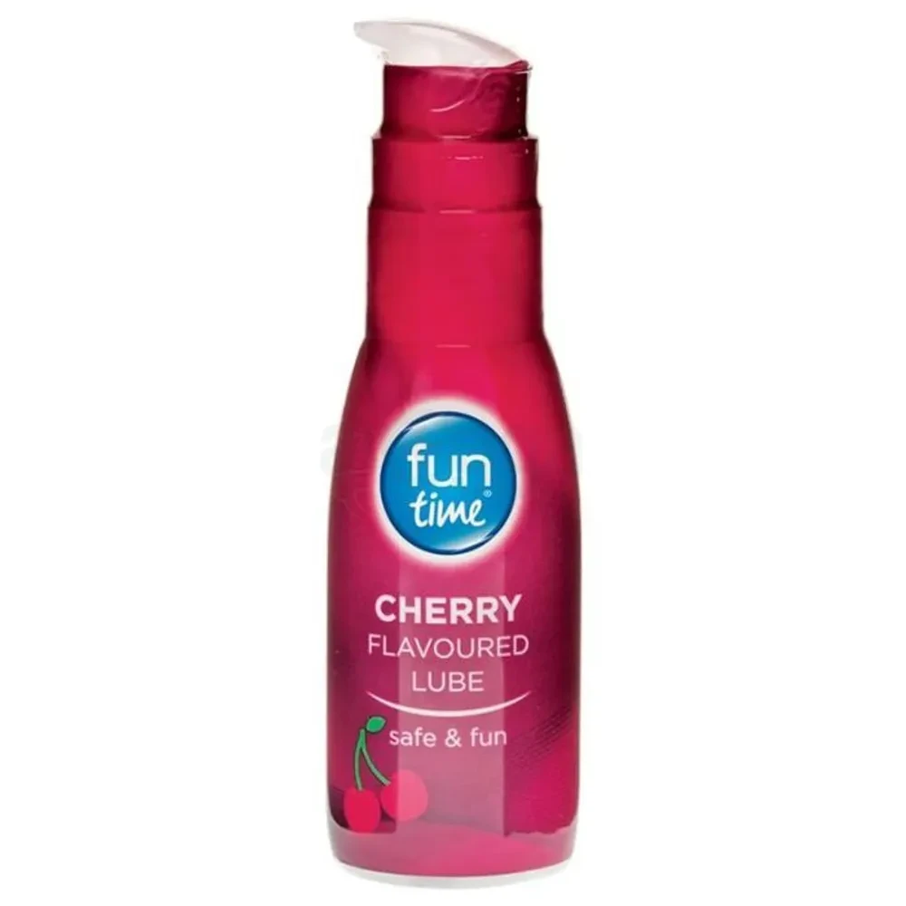 Fun Time Lube Cherry Lubricant Gel Water Based Red