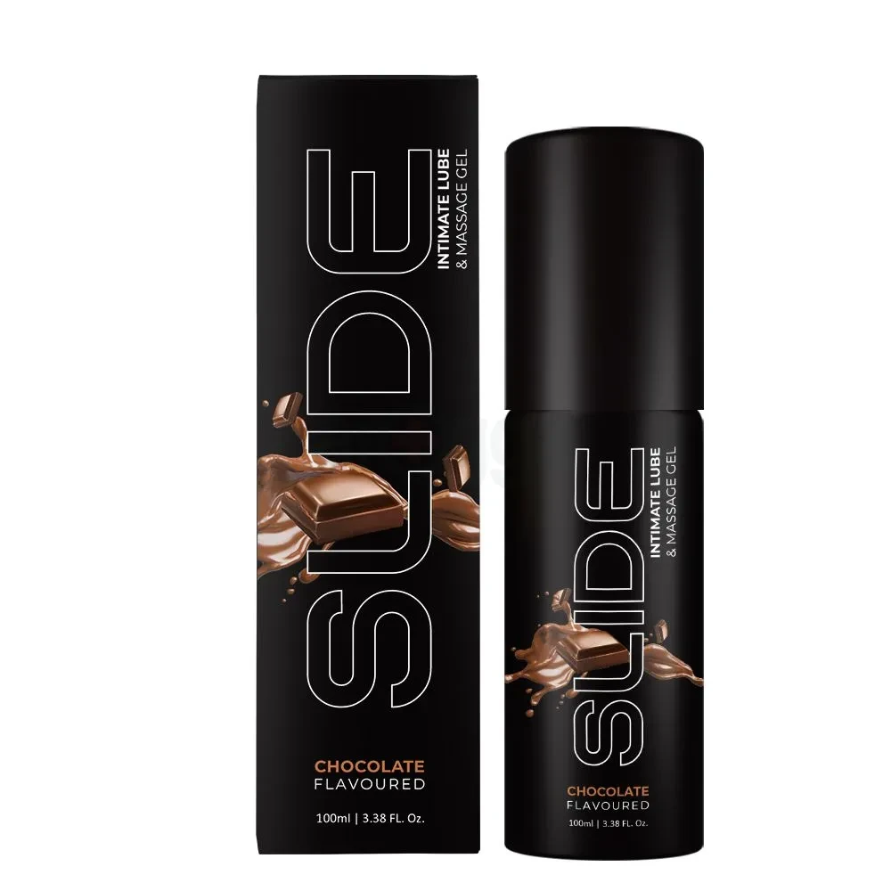 NottyBoy SLIDE Water Based Personal Lubricant Intimate Massage Lube Gel (Chocolate Flavored) – 100ml