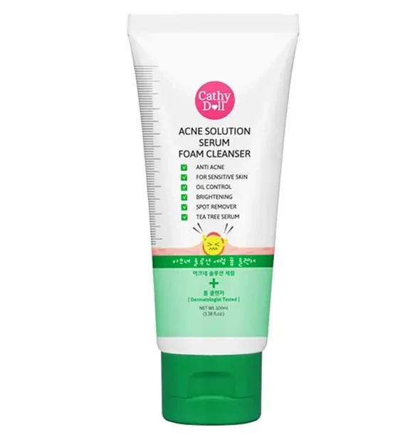 Cathy Doll Acne Solution Foam Cleanser - 100ml