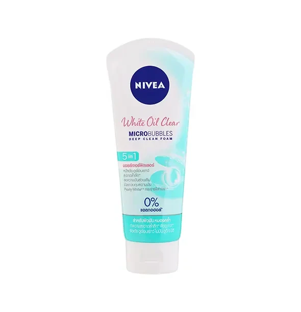 Nivea Bright Oil Clear Microbubbles Deep Clean Foam - 100g