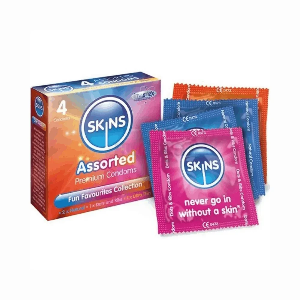 Skins Assorted Premium Condom 4's Pack