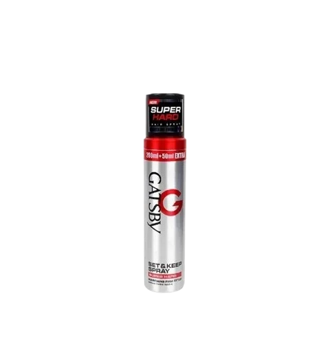 Gatsby Set And Keep Hair Spray Super Hard - 250ml