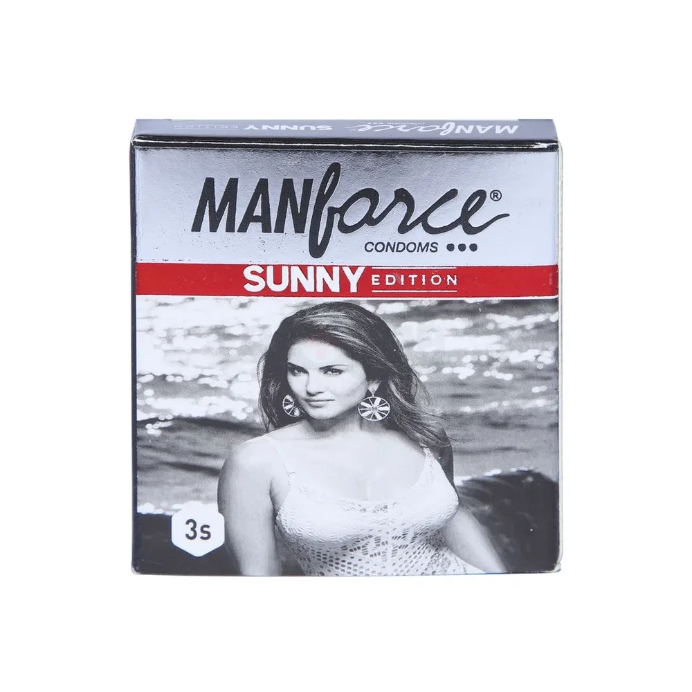 Manforce Sunny Edition Ribbed & Dotted Condoms - 3's Pack