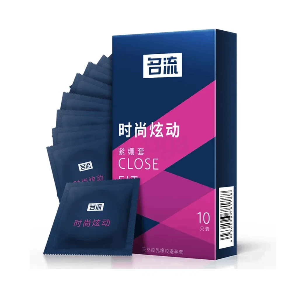 Condoms for Men 10pcs 49mm Small Ultra Thin Close Fit Tight Condom (Brand: Mingliu)
