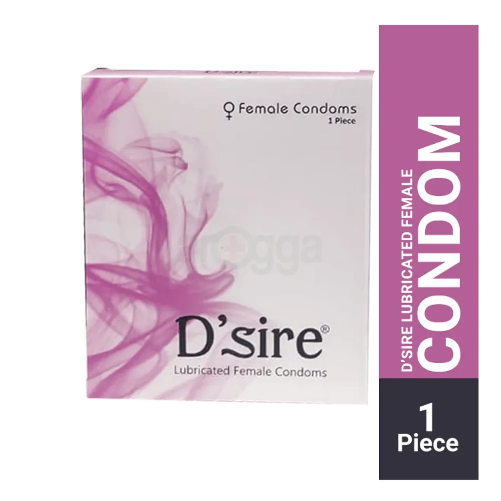 Female Condom Dsire Lubricated Condom For Women - 1Pcs Box - Condom (Made In India)