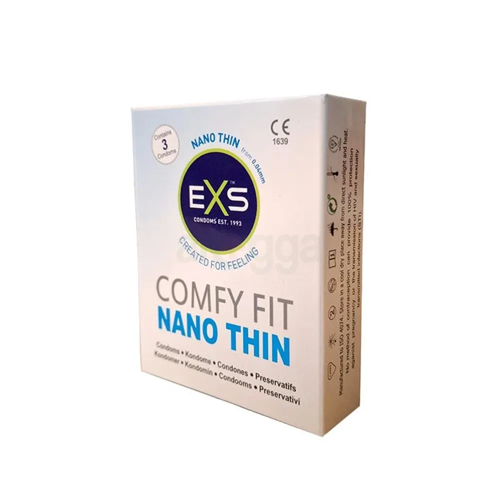 EXS Nano Thin Condom 3's Pack