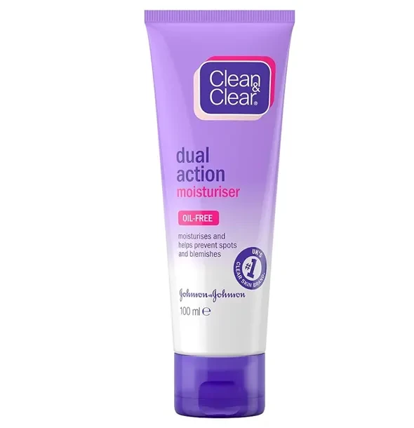 Clean & Clear Dual Action Moisturiser - 100ml