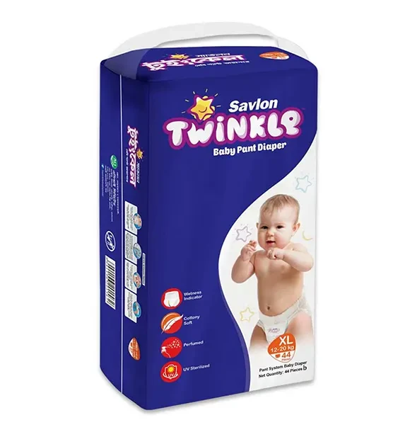 Savlon Twinkle Baby Pants Diaper (12-20Kg) - XL 44pcs