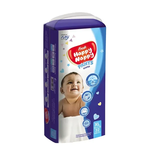 Fresh Happy Nappy Pants Baby Diaper (12-17Kg) - XL 32pcs