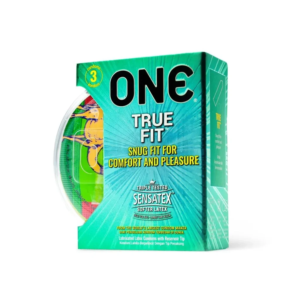 One True Fit 49mm Perfect For Comfort and Pleasure Condom - 3Pcs Pack(Malaysia)
