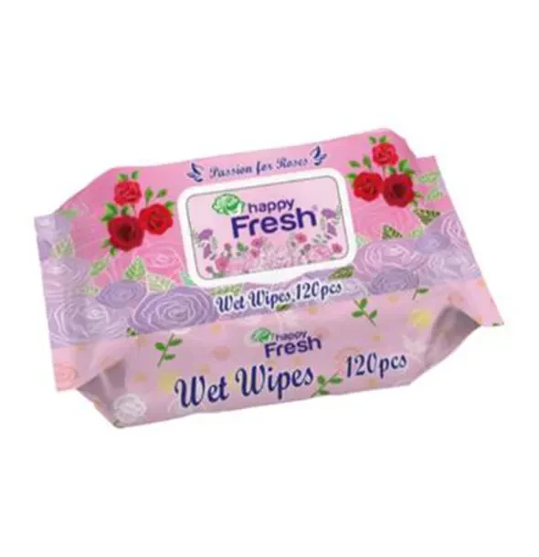 Happy Fresh Wet Wipes - 120Pcs